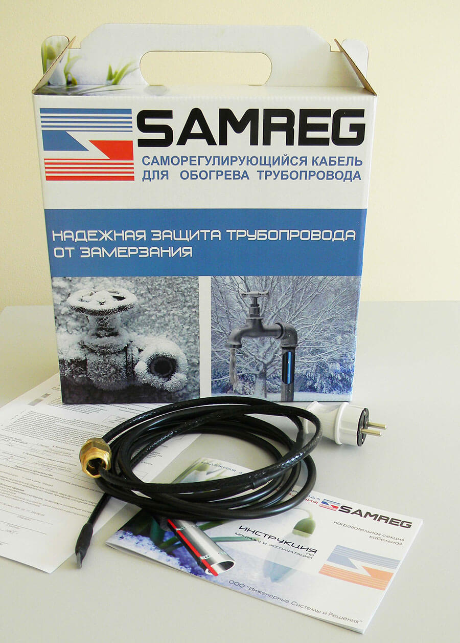 Кабель греющий 16-2CR-SAMREG-9 (снаружи трубопроводов) купить: цена в ...
